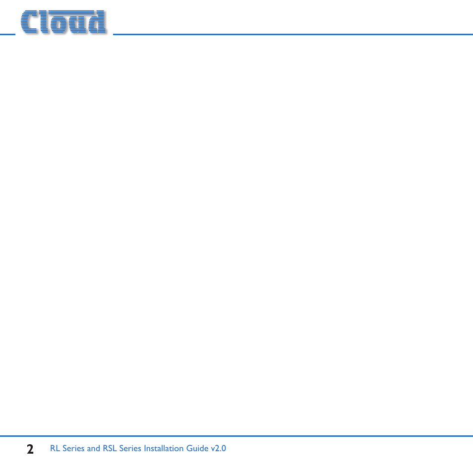 Cloud Electronics RL-1MB User Manual | Page 2 / 20