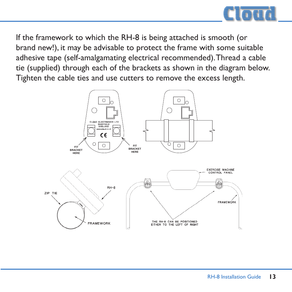 Cloud Electronics RH-8c User Manual | Page 13 / 16