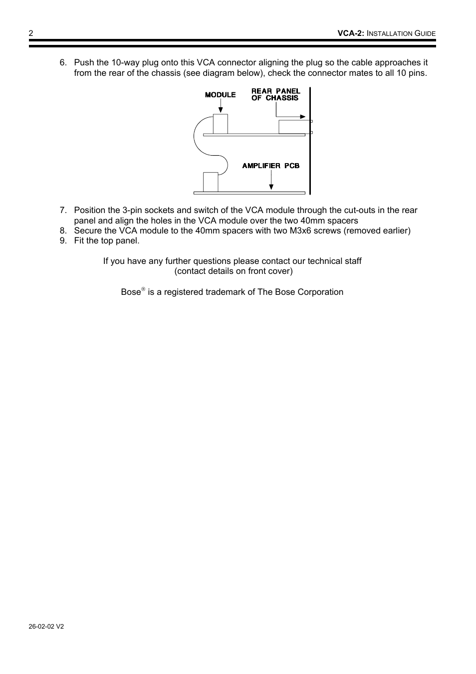 Cloud Electronics VCA-2 User Manual | Page 3 / 3