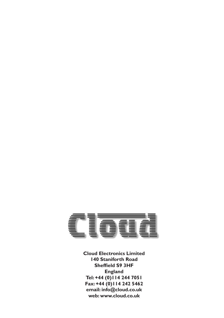 Cloud Electronics CDI-S200 User Manual | Page 13 / 13