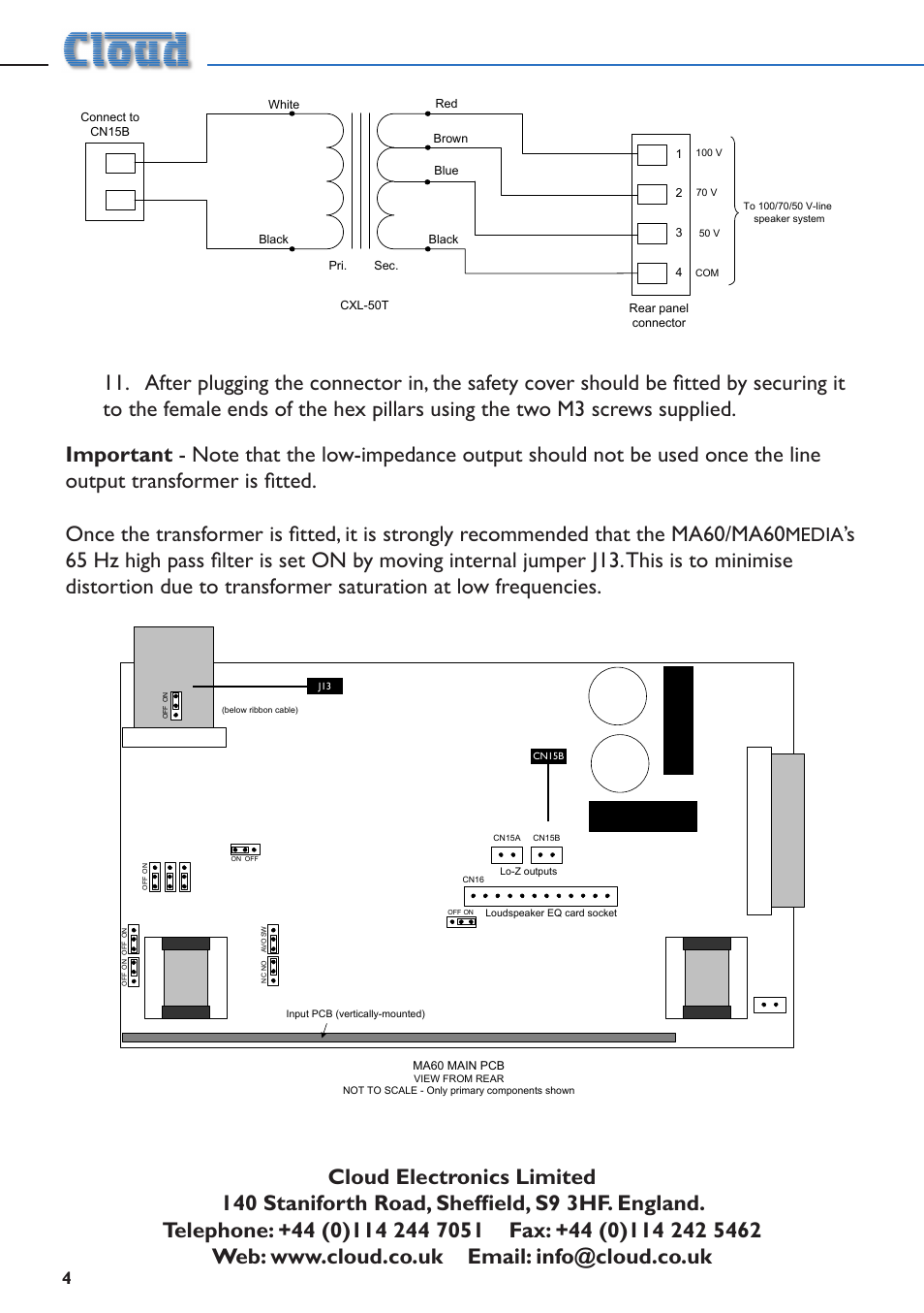 Media | Cloud Electronics CXL-50T User Manual | Page 4 / 4