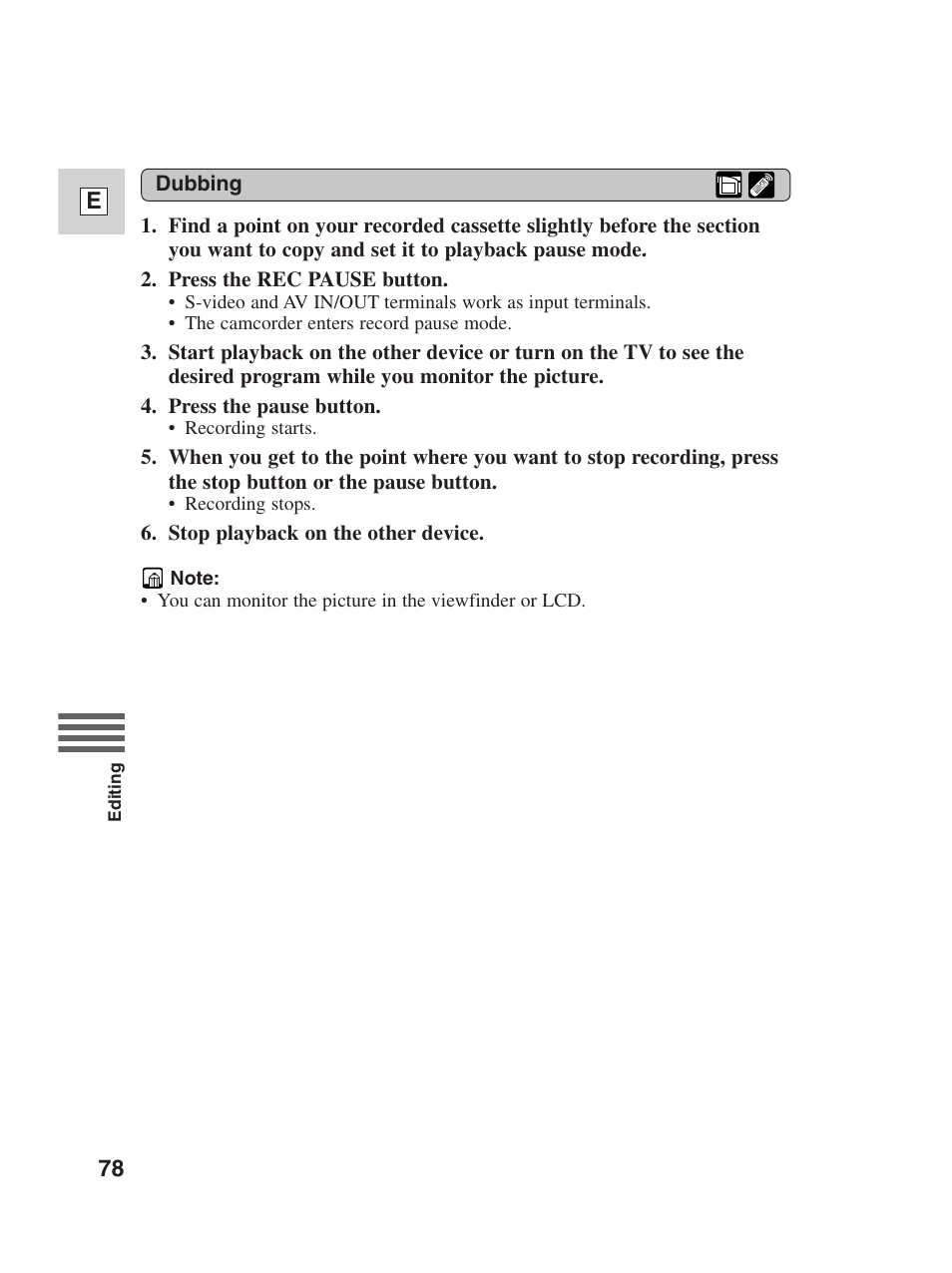 Canon Digital Video Camcorder ZR20 User Manual | Page 78 / 114