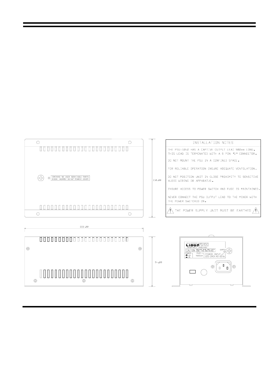 Cloud Electronics CXM Mixer User Manual | Page 5 / 22