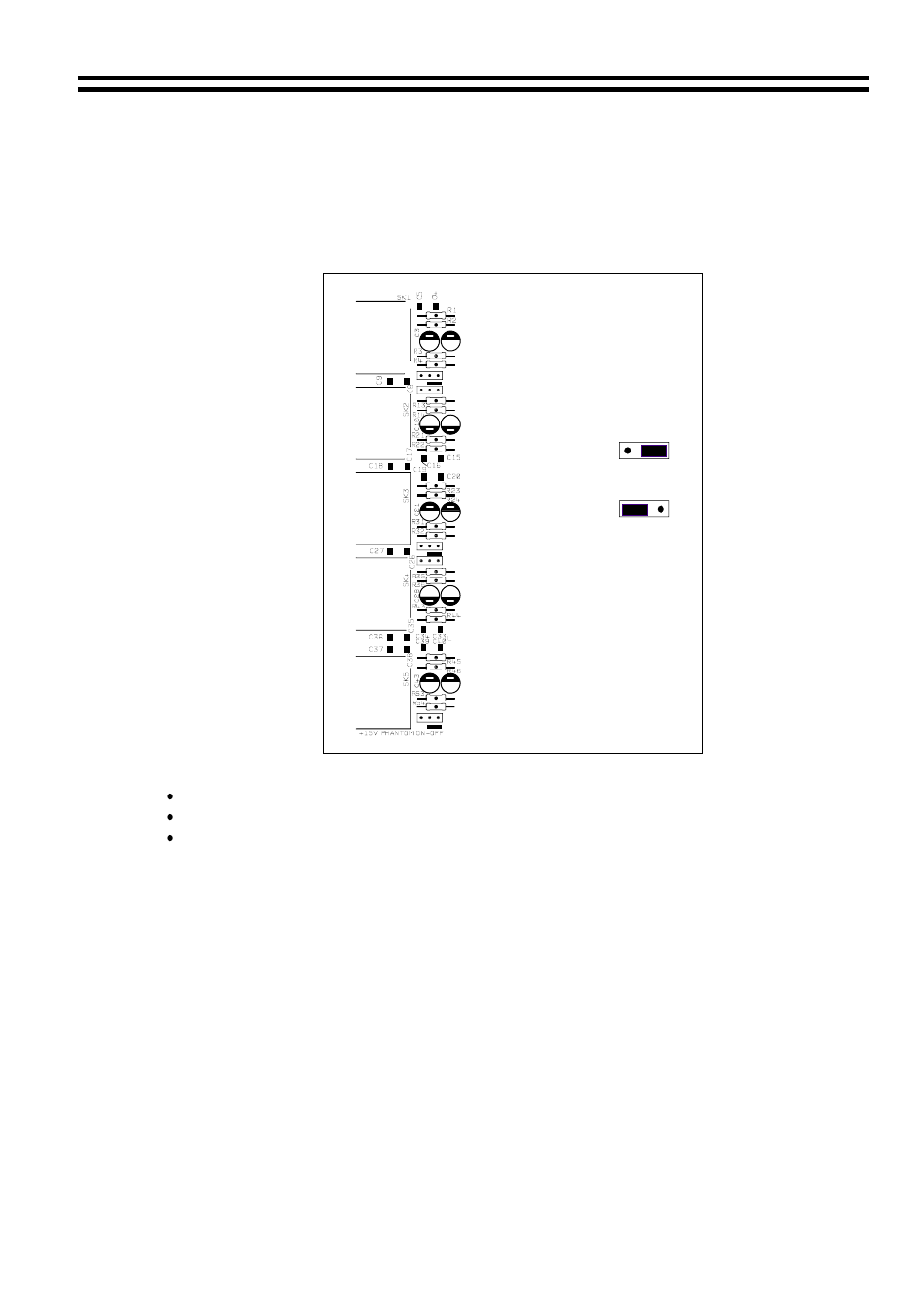 6 microphone sensitivity, Phantom power jumper locations, Matrix 4 i | Cloud Electronics Matrix4 User Manual | Page 4 / 9