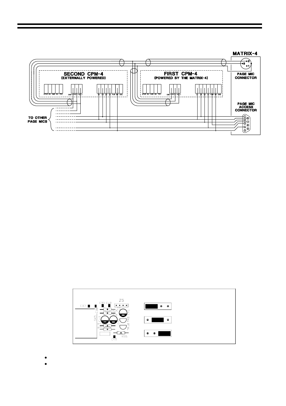 14 paging microphone channel, 15 paging microphone input gain | Cloud Electronics Matrix4 User Manual | Page 7 / 9