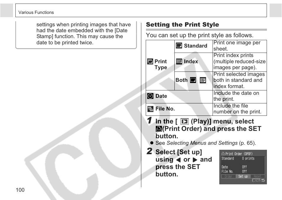 Canon A75 User Manual | Page 102 / 156
