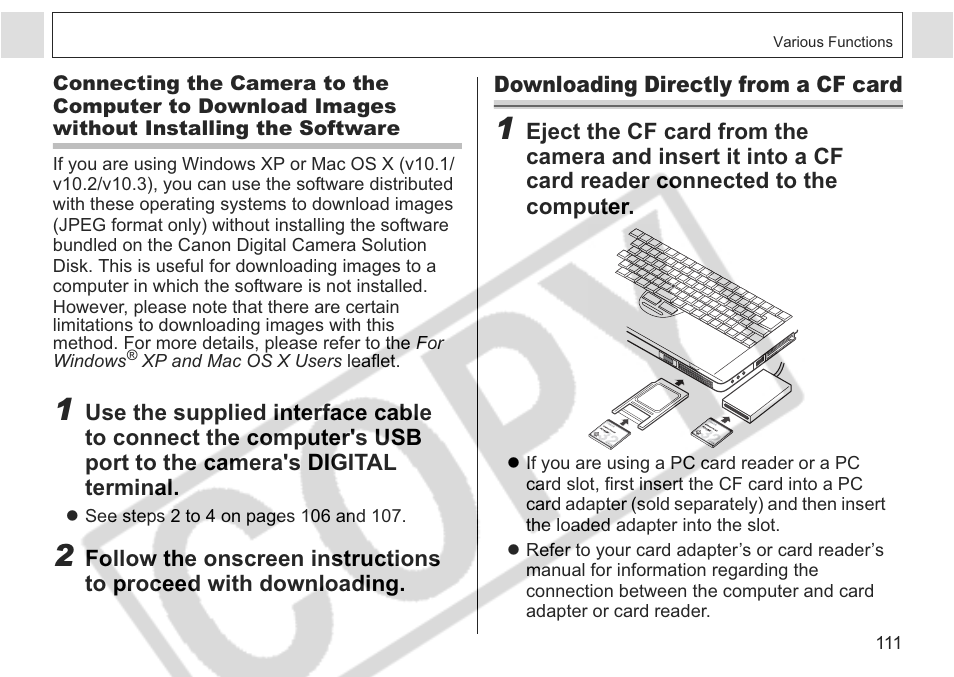 Canon A75 User Manual | Page 113 / 156