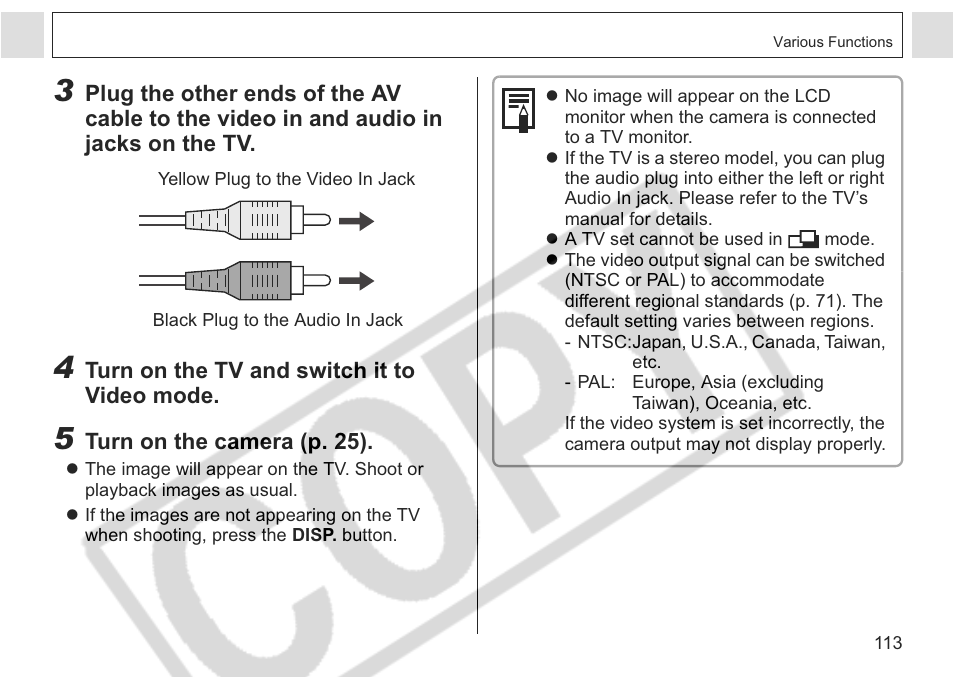 Canon A75 User Manual | Page 115 / 156