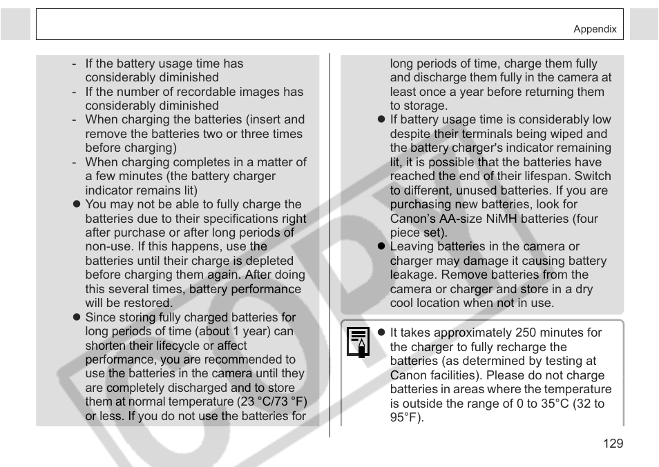 Canon A75 User Manual | Page 131 / 156