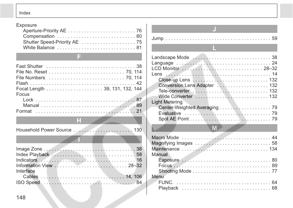 Canon A75 User Manual | Page 150 / 156