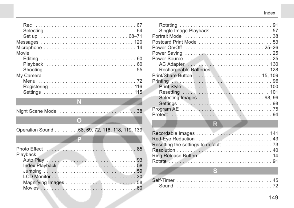 Canon A75 User Manual | Page 151 / 156