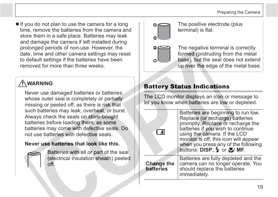 Canon A75 User Manual | Page 21 / 156