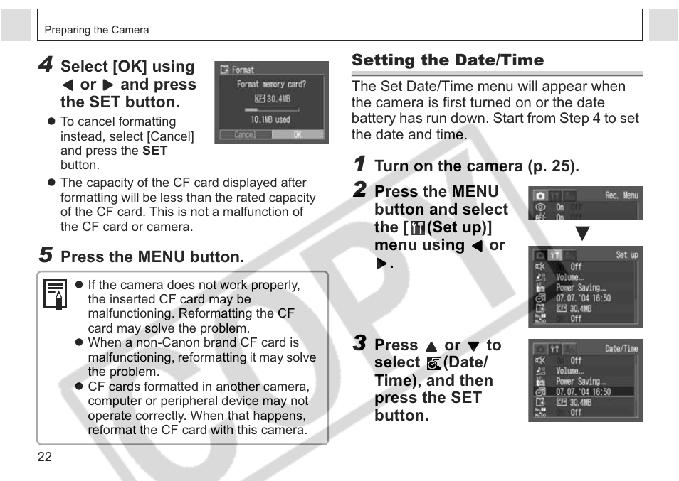 Canon A75 User Manual | Page 24 / 156