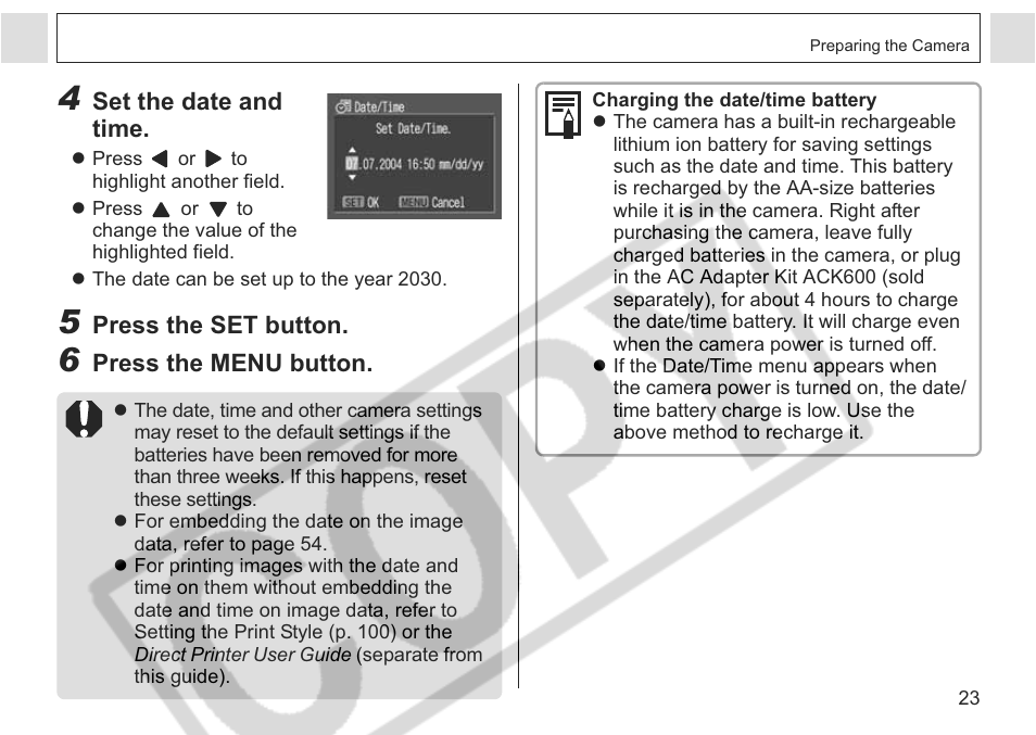 Canon A75 User Manual | Page 25 / 156