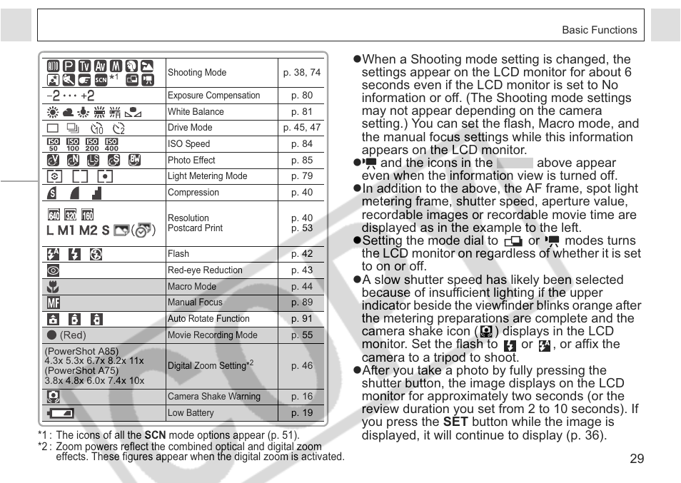 Canon A75 User Manual | Page 31 / 156