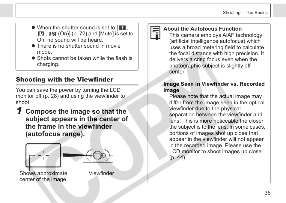 Canon A75 User Manual | Page 37 / 156