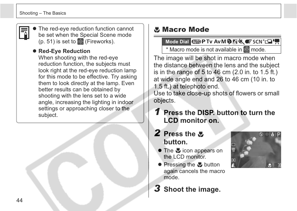 Canon A75 User Manual | Page 46 / 156
