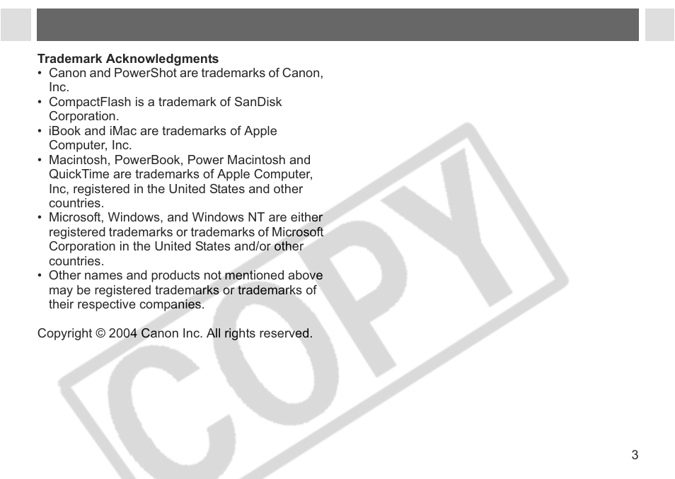 Canon A75 User Manual | Page 5 / 156
