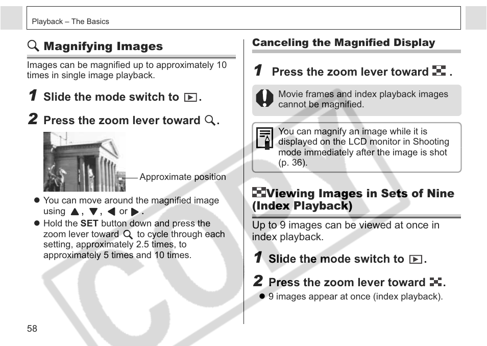 Canon A75 User Manual | Page 60 / 156