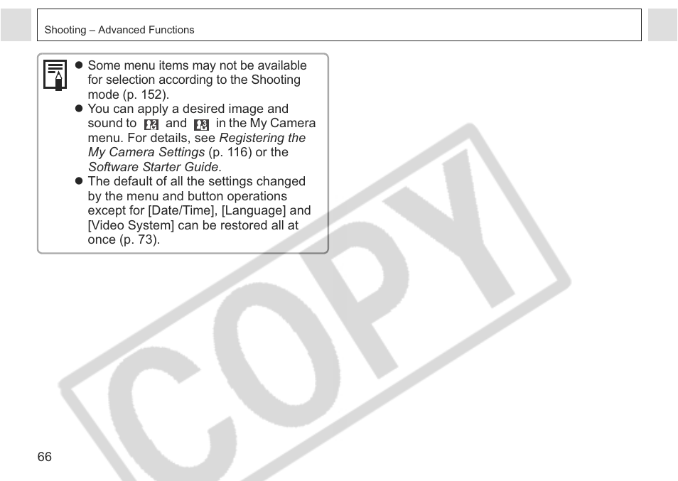 Canon A75 User Manual | Page 68 / 156