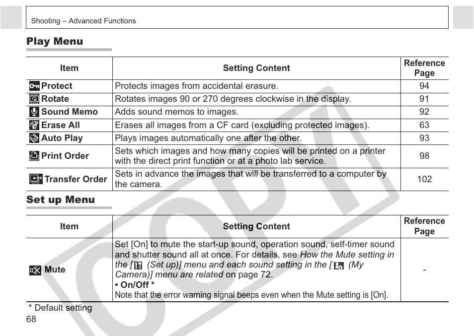 Canon A75 User Manual | Page 70 / 156