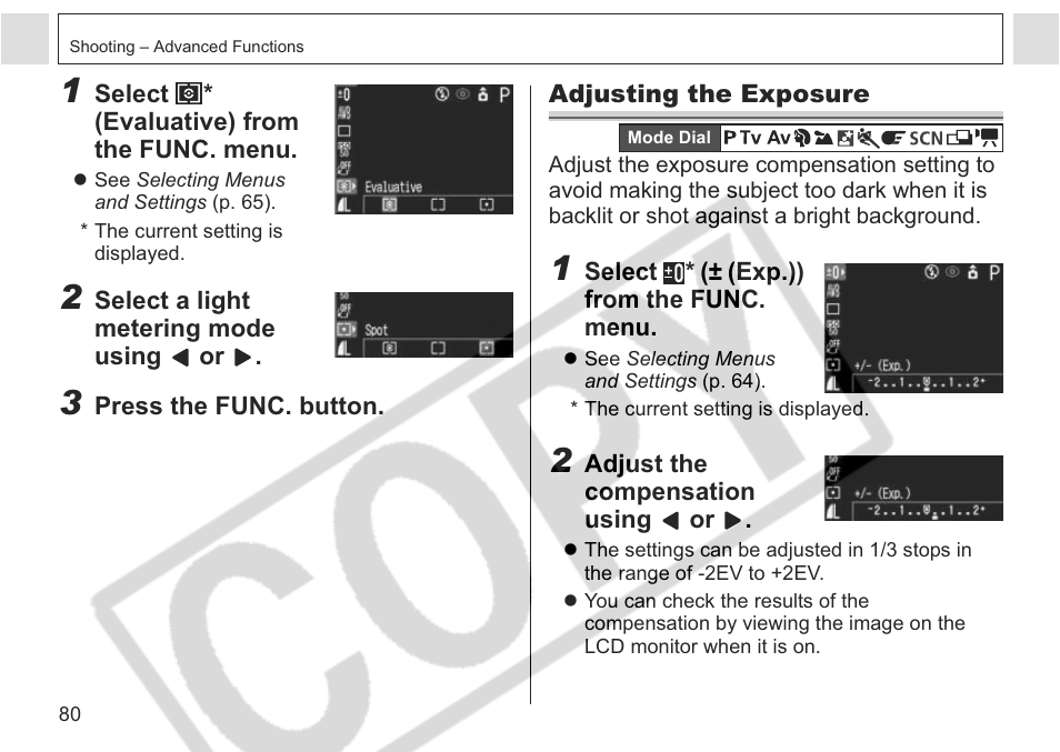 Canon A75 User Manual | Page 82 / 156