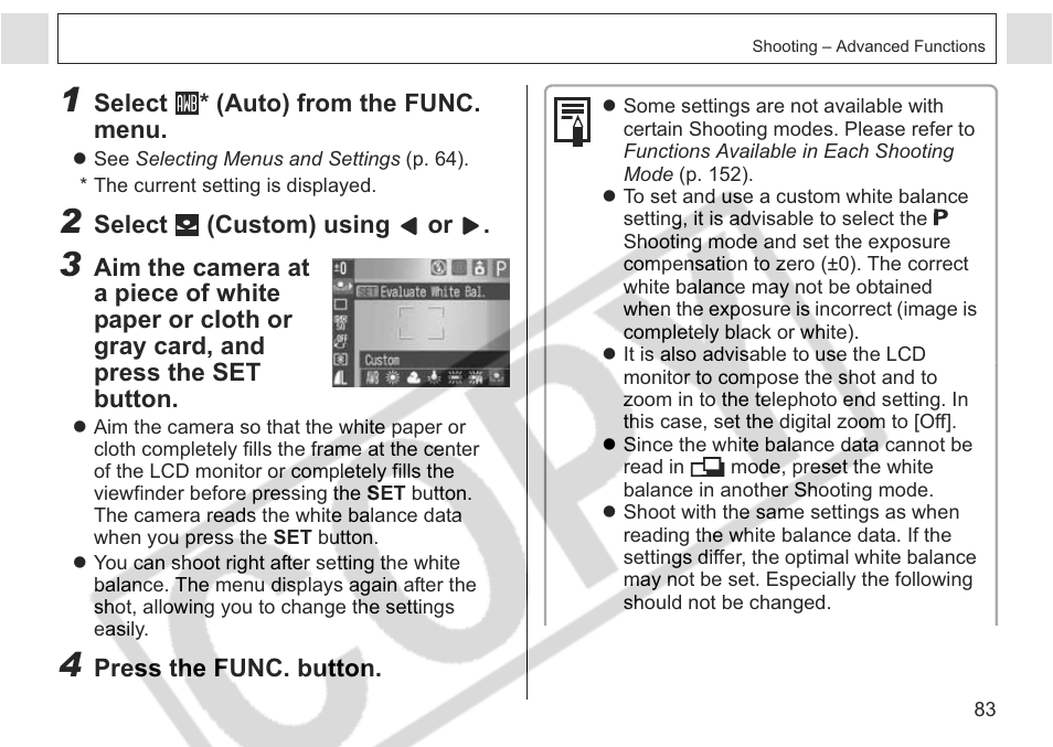 Canon A75 User Manual | Page 85 / 156