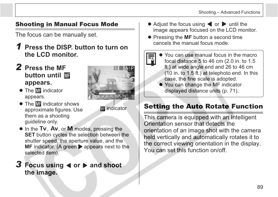 Canon A75 User Manual | Page 91 / 156