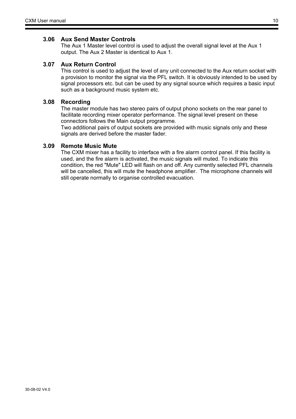 Cloud Electronics CXM2 User Manual | Page 11 / 13