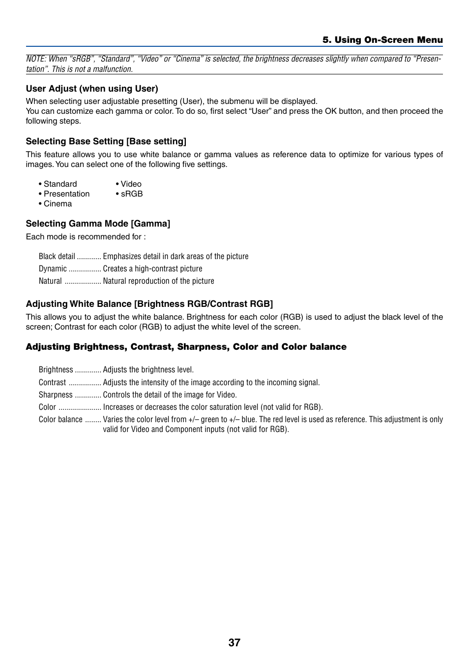 Canon LV-7245 User Manual | Page 45 / 71