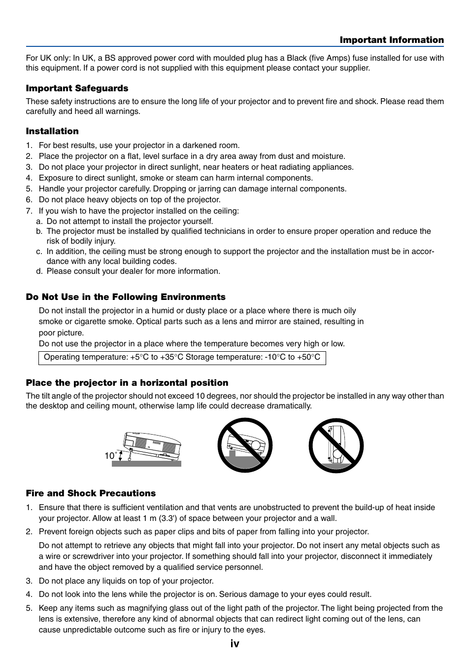 Canon LV-7245 User Manual | Page 5 / 71