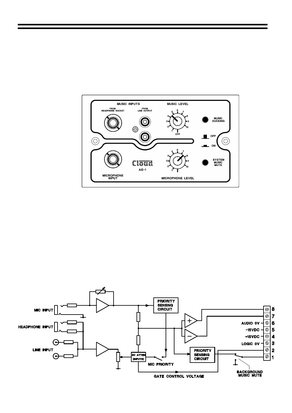 2 general, 3 ae-1a, 4 block diagram | Cloud Electronics AE-1 User Manual | Page 3 / 7