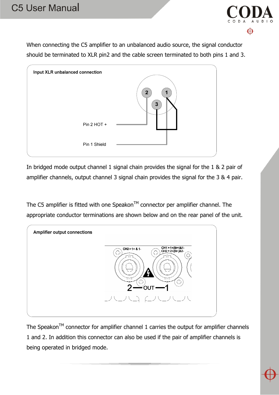 Coda Audio C5 User Manual | Page 11 / 33