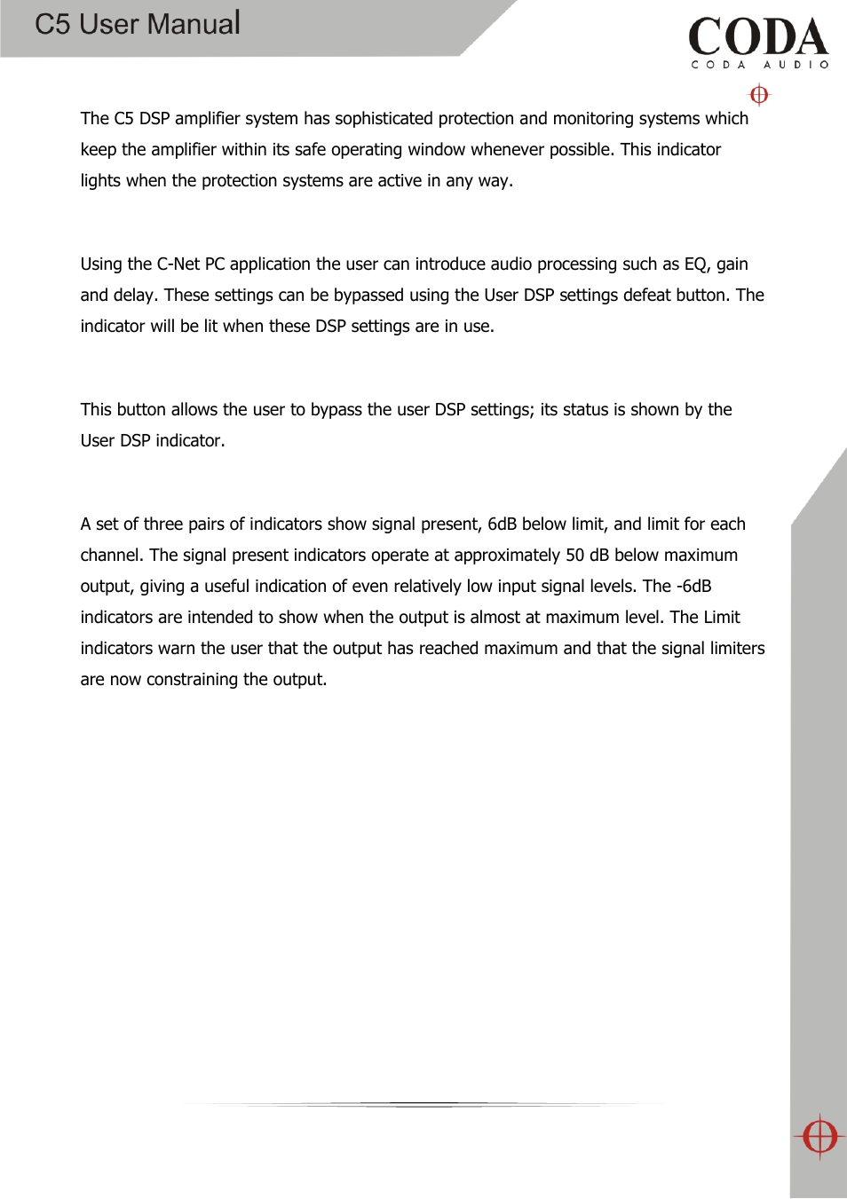 Coda Audio C5 User Manual | Page 14 / 33