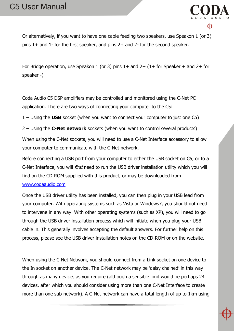 Coda Audio C5 User Manual | Page 16 / 33