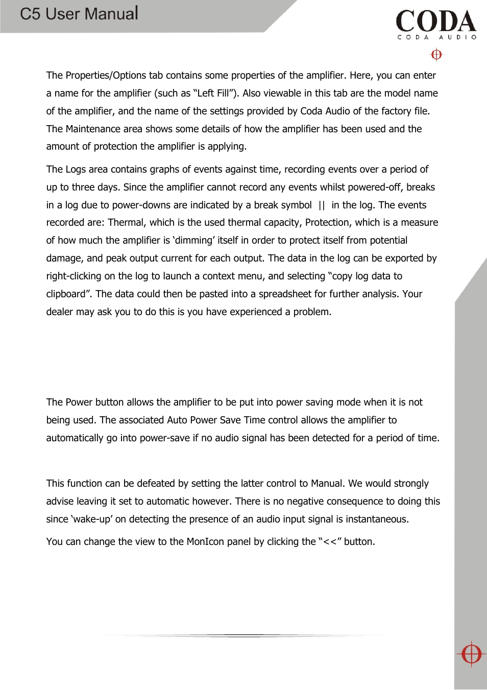 Coda Audio C5 User Manual | Page 21 / 33
