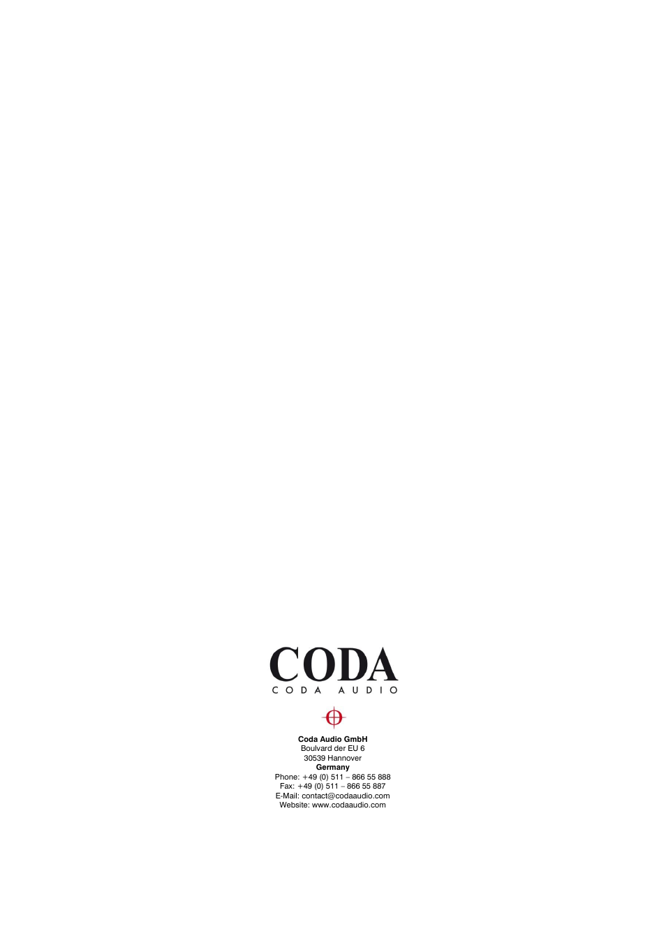 Coda Audio C25 User Manual | Page 12 / 12