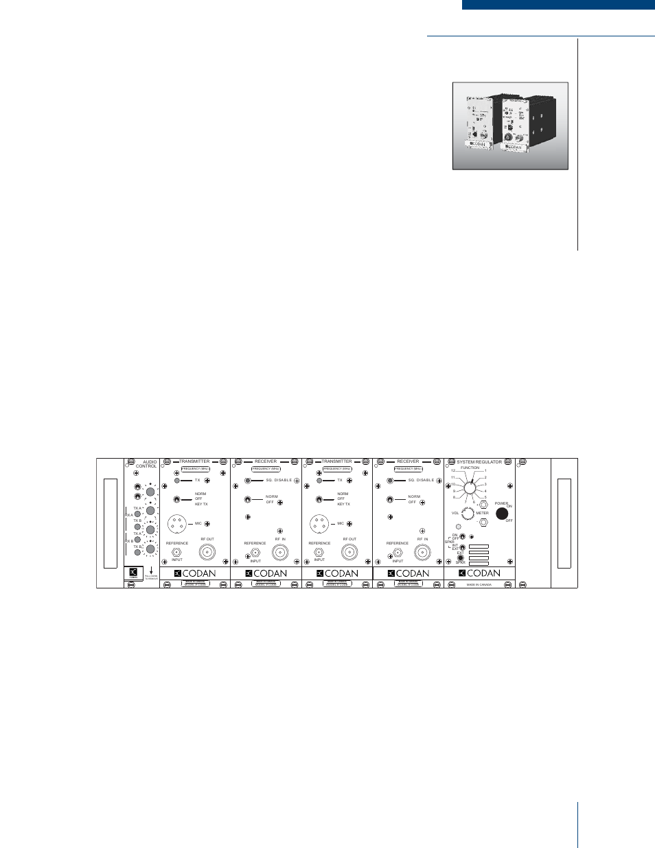 Chapter 3: analog radio system configurations, Simple repeater operation | Codan Radio MT-3 User Manual | Page 21 / 50
