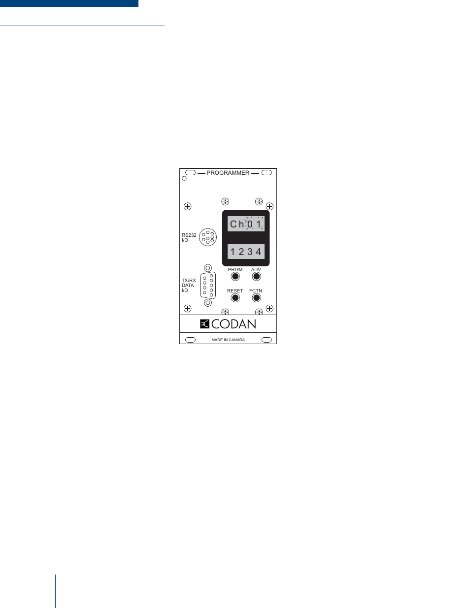 Channel programmer | Codan Radio MT-3 User Manual | Page 46 / 50