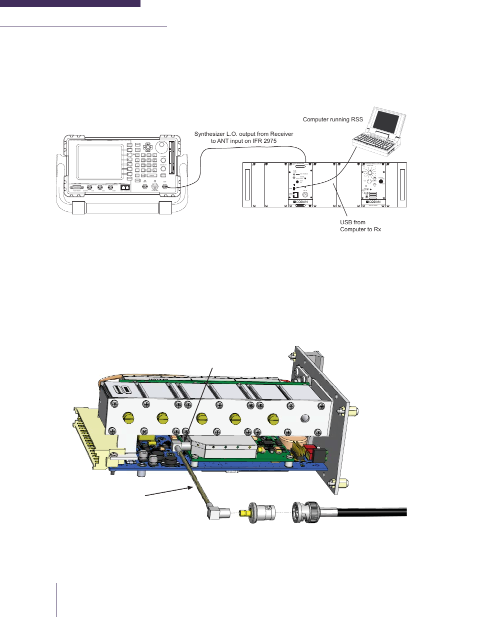 Receiver reference oscillator adjustment, Figure 5-18: receiver reference oscillator testing, Made in canada | Frequency (mhz) made in canada model # code, Return, Def jkl mno ghi, Tuv wxyz pqrs | Codan Radio MT-4E Analog and P25 Digital - Maintenance Guide User Manual | Page 42 / 76