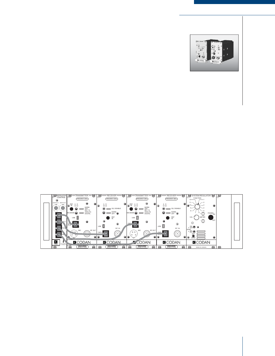 Chapter 3: mt-4e radio system configurations, Repeater operation | Codan Radio MT-4E Analog and P25 Digital - User Guide User Manual | Page 21 / 58