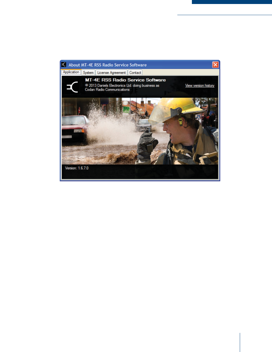 Rss version number | Codan Radio MT-4E Analog and P25 Digital - User Guide User Manual | Page 37 / 58
