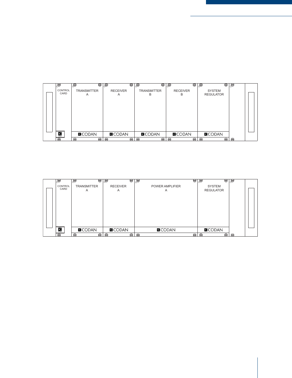 Subrack | Codan Radio MT-4E Paging User Manual | Page 31 / 54