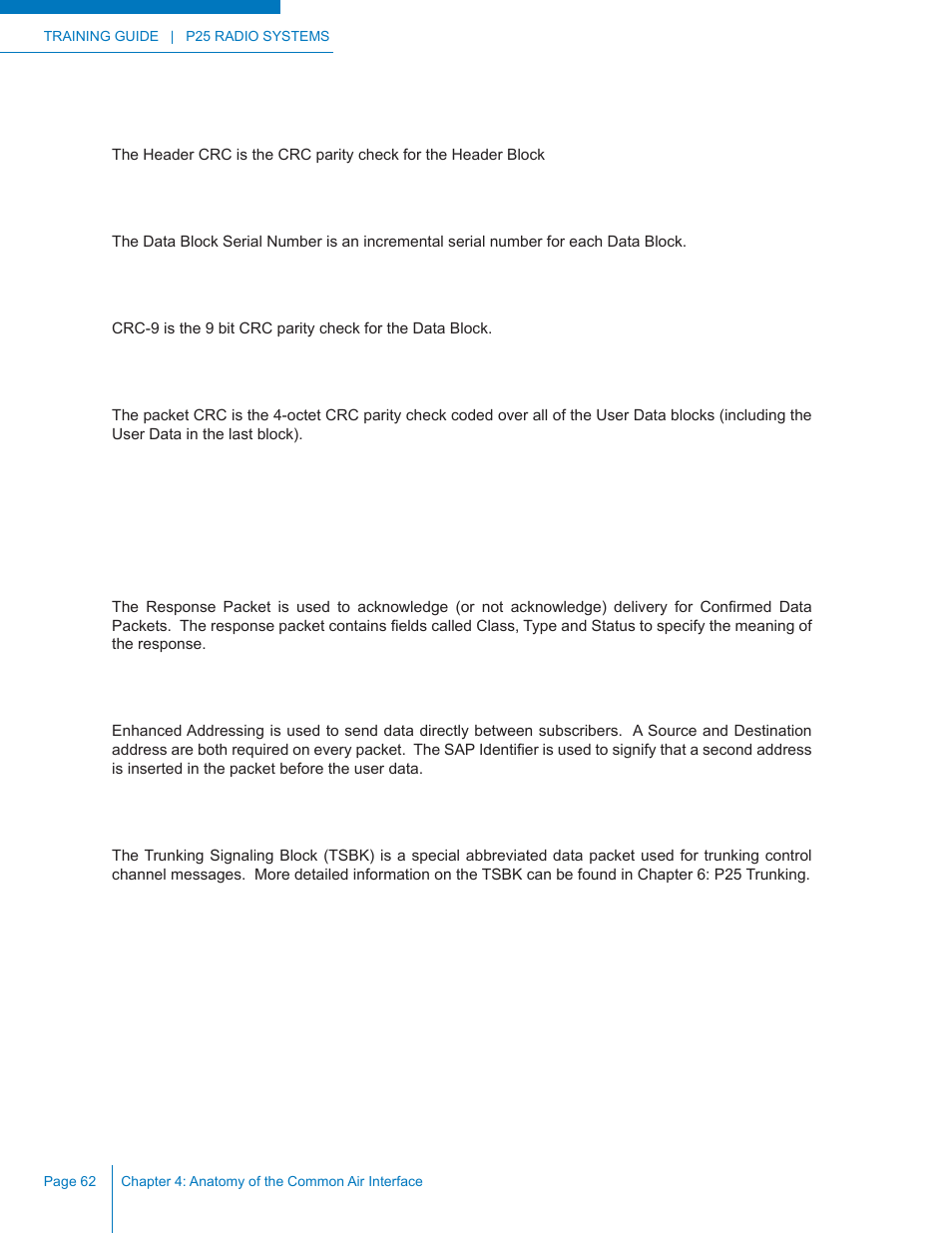 Other data formats | Codan Radio P25 Training Guide User Manual | Page 70 / 120