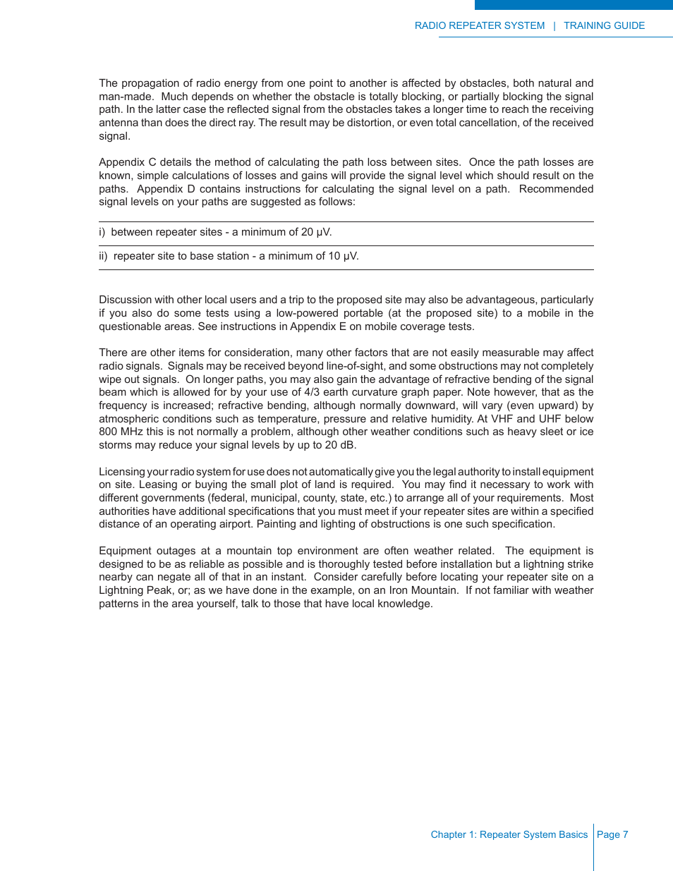Codan Radio Radio Repeater Systems Training Guide User Manual | Page 15 / 88