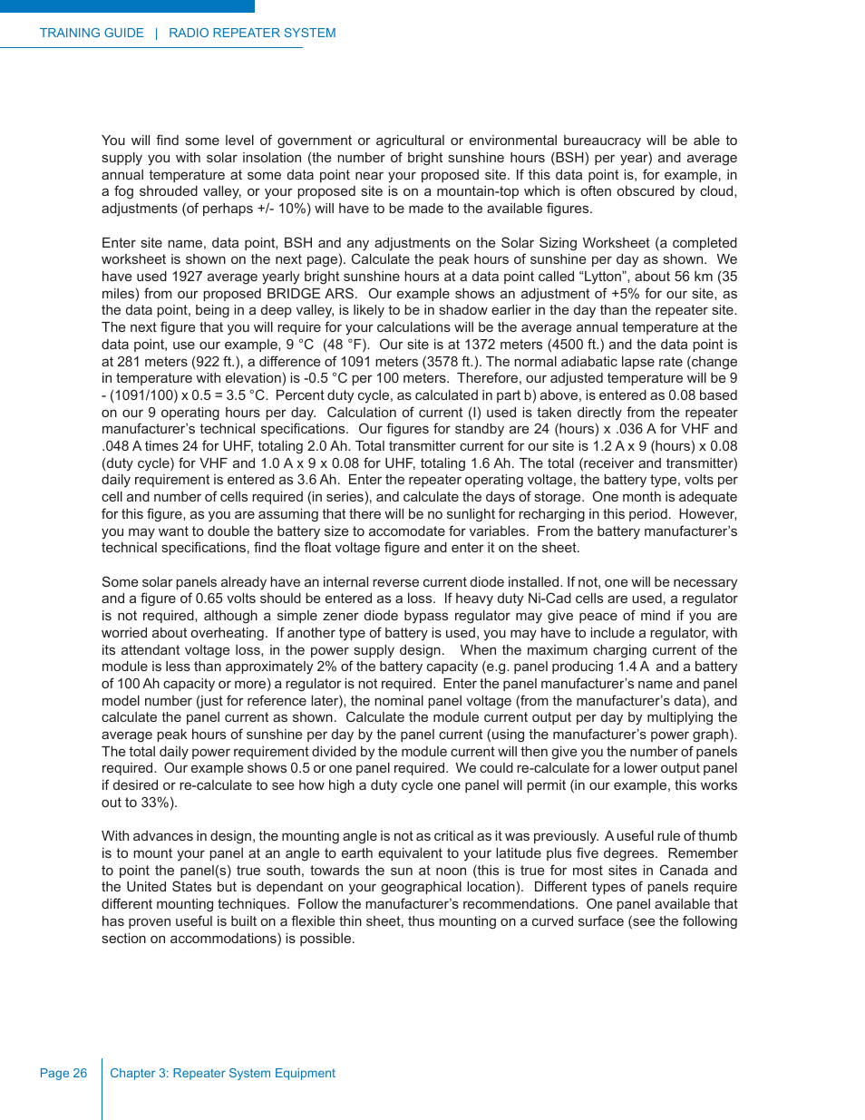 D) solar power | Codan Radio Radio Repeater Systems Training Guide User Manual | Page 34 / 88