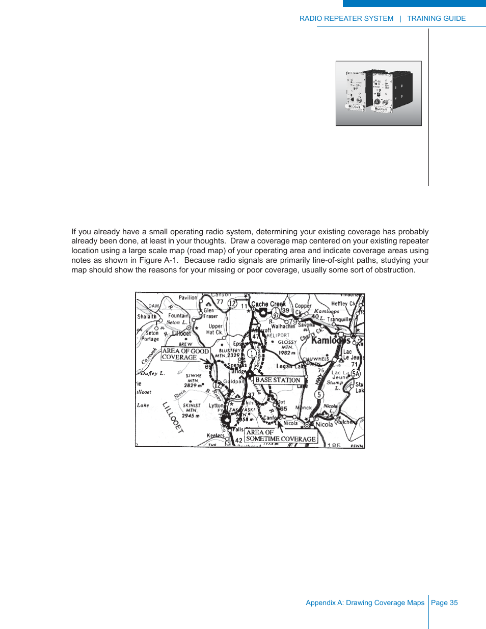 Appendix a: drawing coverage maps | Codan Radio Radio Repeater Systems Training Guide User Manual | Page 43 / 88