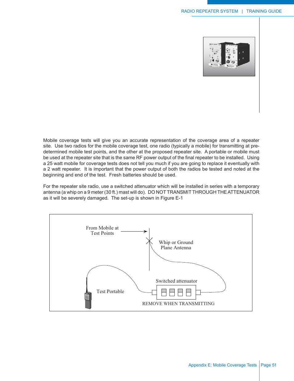 Appendix e: mobile coverage tests | Codan Radio Radio Repeater Systems Training Guide User Manual | Page 59 / 88