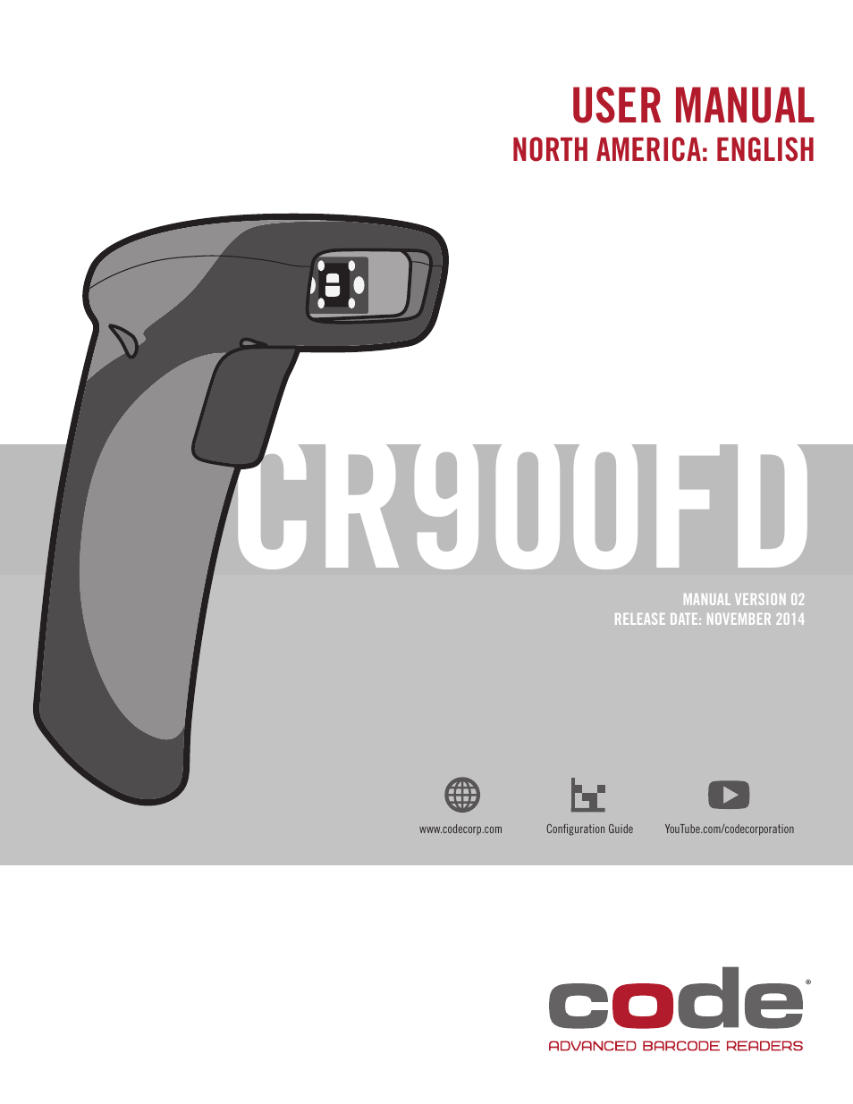Code CR900FD User Manual | 11 pages
