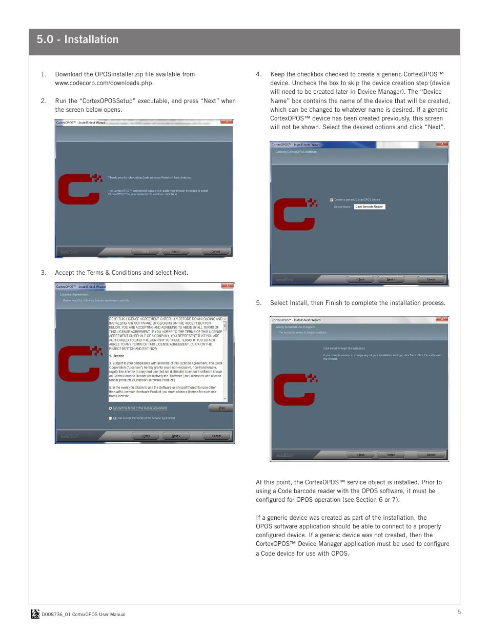 0 - installation | Code CortexOPOS User Manual | Page 5 / 10